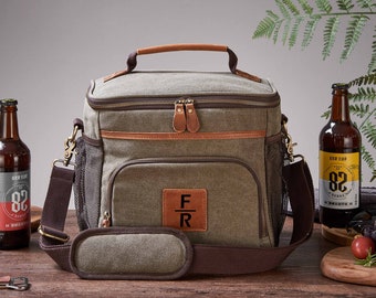 Groomsman Cooler Bag Personalized Beer Cooler Bag Custom Cooler Bag For Men Wedding Party Favors Monogrammed Groomsmen Gift Christmas Gifts