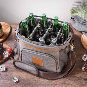 Bolsa térmica para cerveza, regalo para padrinos de boda, regalos personalizados para padrinos de boda, nevera térmica, regalo de propuesta para padrinos de boda, bolsa térmica para almuerzo con cerveza, regalo para él