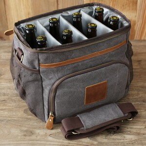 Personalized Groomsmen Gift Cooler, Custom Cooler Bag, Beer Cooler Bag with Bottle Opener, Personalize Cooler, Groomsman Gift Proposal image 6