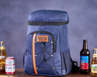Mochila térmica personalizada para padrinhos, bolsa térmica isolada para cerveja, mochila térmica personalizada, mochila térmica para trilhas, presente para pedido de padrinhos