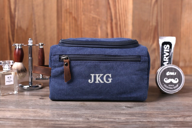 Groomsmen Toiletry Bag Groomsman Gift Personalized Washed Etsy