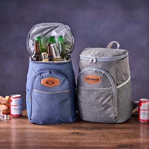 Personalized Groomsmen Gift Bag, Custom Cooler Backpack, Insulated Cooler Beer Bag, Hiking Cooler Backpack, Lunch Cooler Backpack