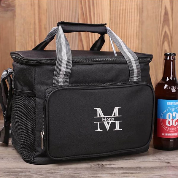 Personalisierte Bierkühltasche Groomsmen Geschenke Vatertagsgeschenk Angepasste Kühltasche Individuelles Geschenk für Männer Kühltasche mit Riemen