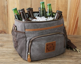 Personalized Groomsmen Gift Cooler, Custom Cooler Bag, Beer Cooler Bag with Bottle Opener, Personalize Cooler, Groomsman Gift Proposal
