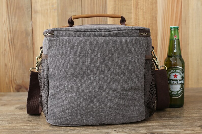 Personalized Groomsmen Gift Cooler, Custom Cooler Bag, Beer Cooler Bag with Bottle Opener, Personalize Cooler, Groomsman Gift Proposal image 4