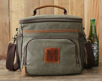 Personalisierte Bierkühltasche mit Flaschenöffner, Groomsmen Geschenkkühler, benutzerdefinierte Kühltasche, personalisieren Groomsmen Cooler, Groomsman Cooler