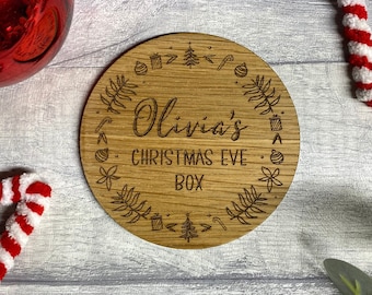 Personalised Christmas Eve Box Topper - Box Topper - Christmas Eve Sign - Kids Xmas Eve Box