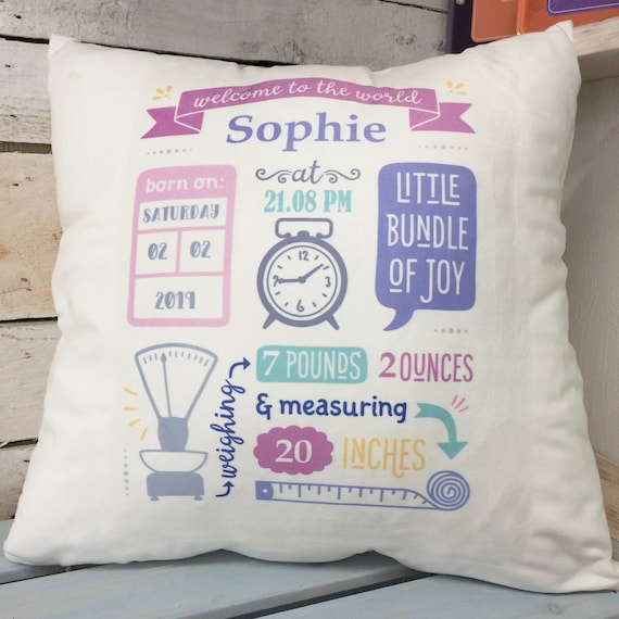 born in 2019 cushion
