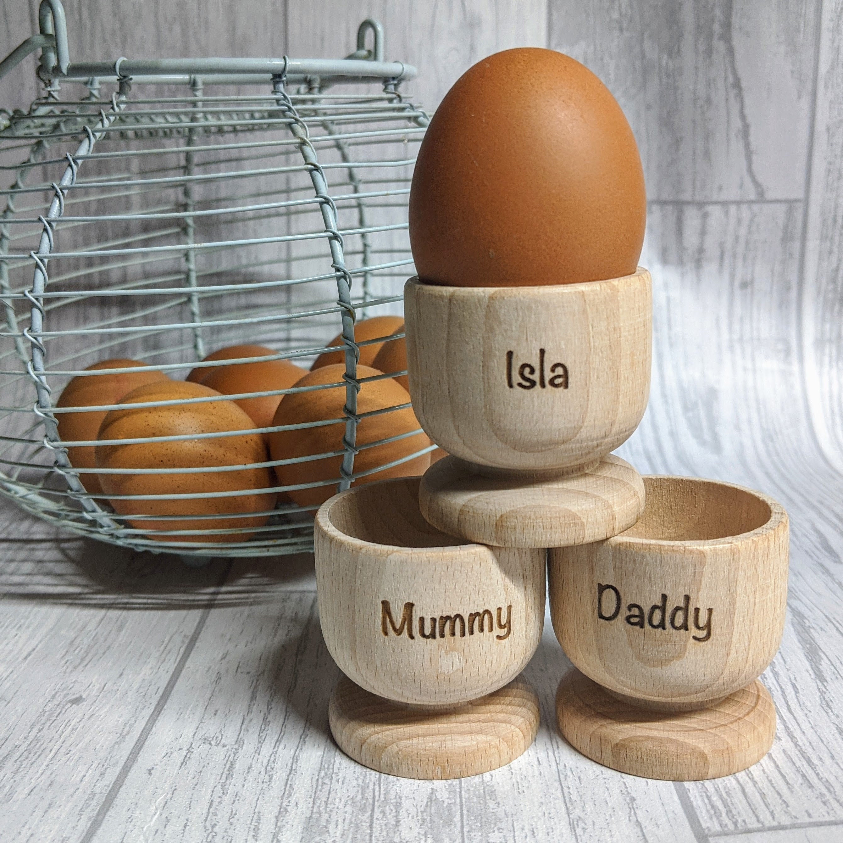 Personalised Egg Cup Wooden Egg Cup Easter Personalised Etsy