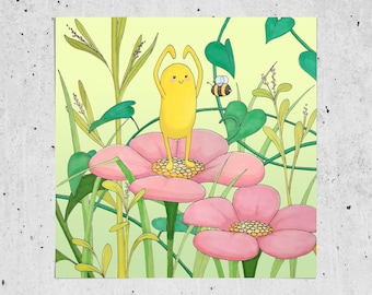 Petites pommes de terre en fleurs