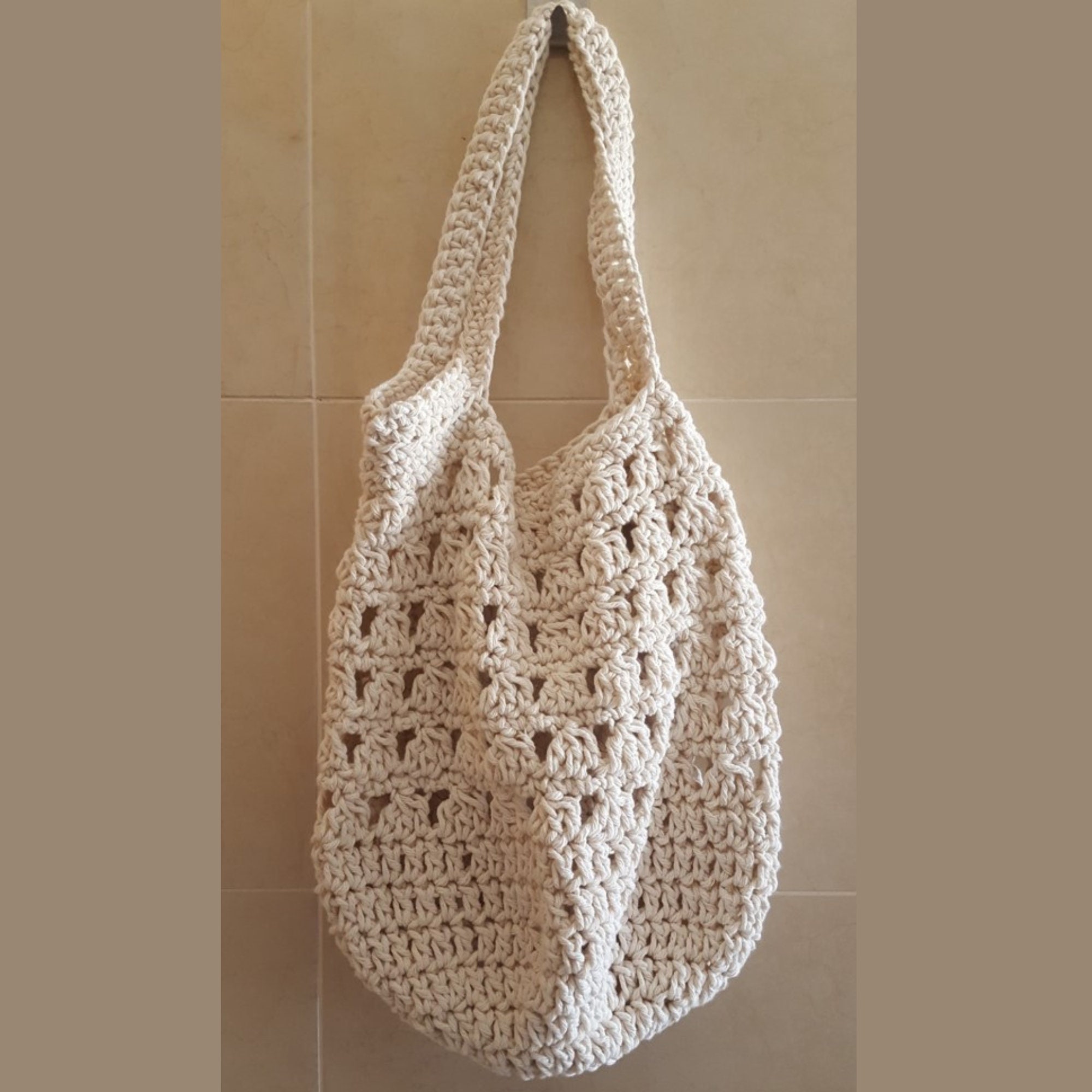 Market Bag Crochet Pattern Crochet Tote Bag Grocery Bag - Etsy
