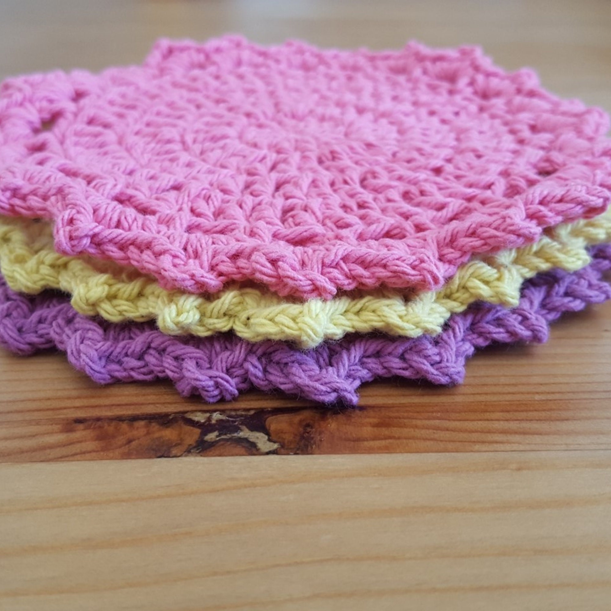 Easy Crochet Coasters Pattern for Beginners Quick Crochet Etsy
