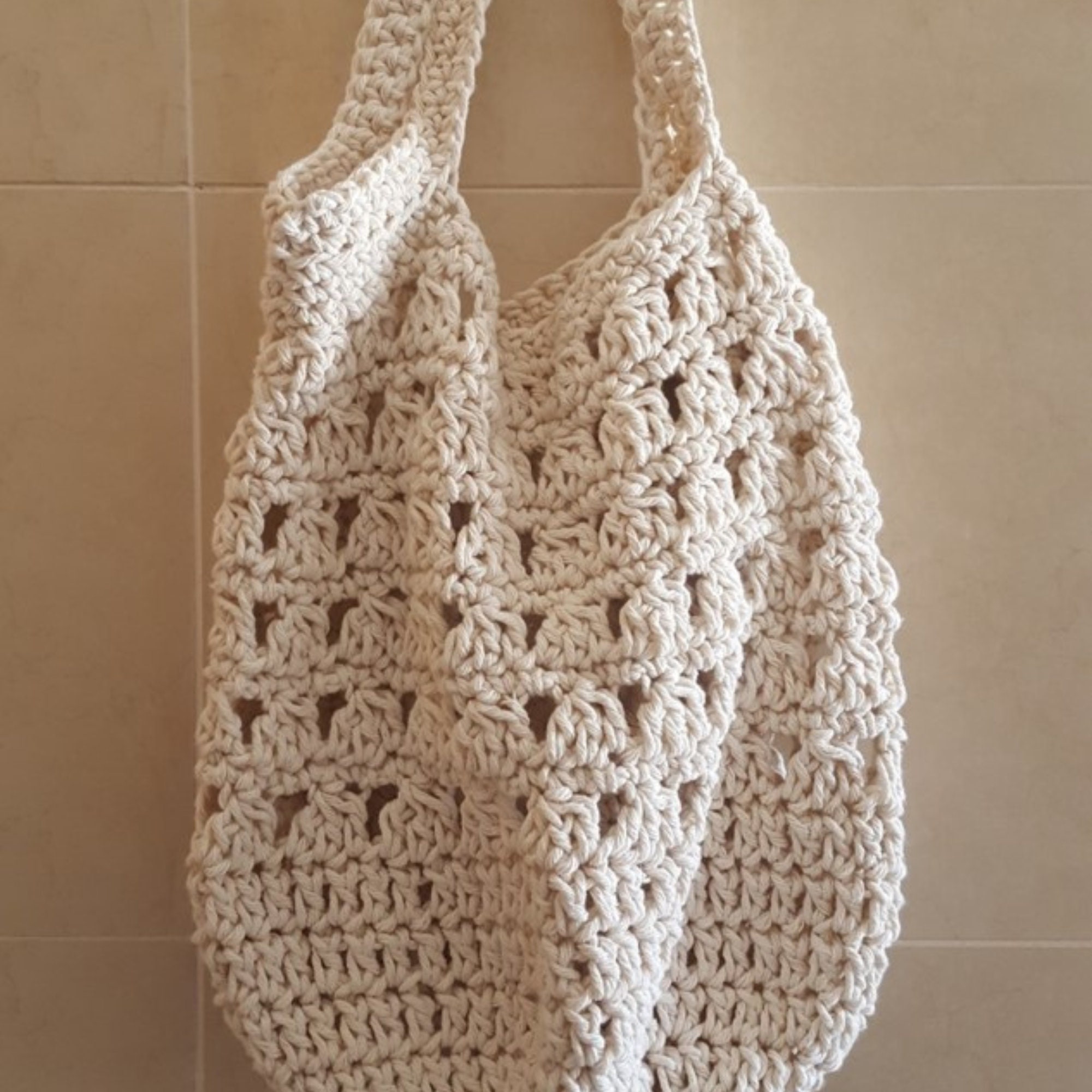 トートバッグ CROCHET SHOPPING BAG Shopping Bag - Crochet Pattern – Emmy Madeleine Crochet