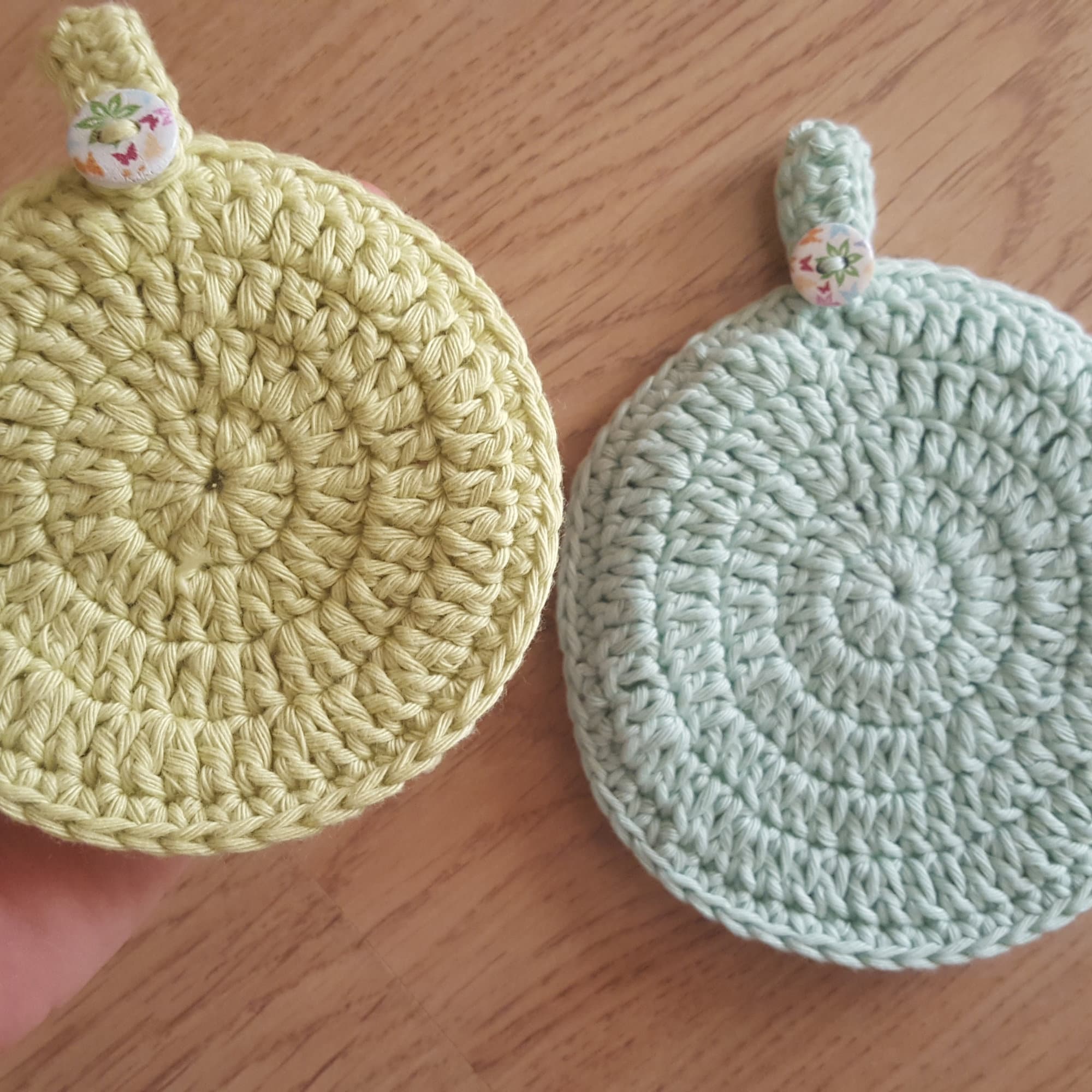 Play Kitchen Crochet Round Pot Holders Pretend Play Etsy