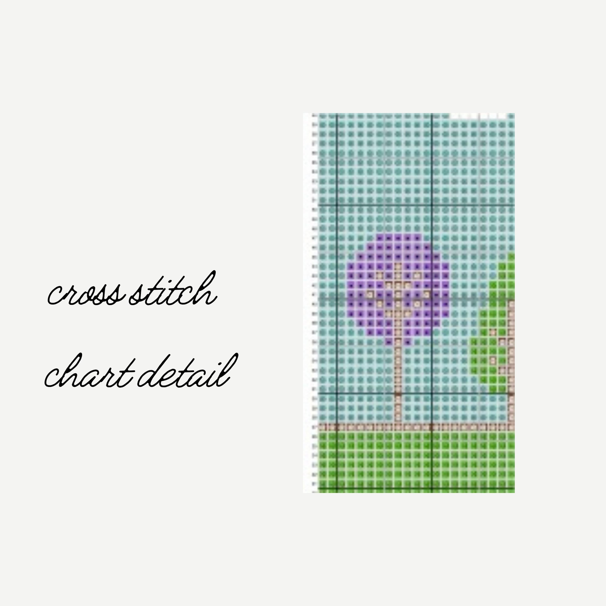 Colorful Trees Cross Stitch Pattern: Modern Geometric Design (PDF ...