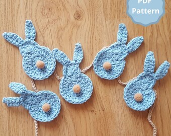 Bunny Garland Crochet Pattern: Easter Nursery Decor (PDF Pattern)