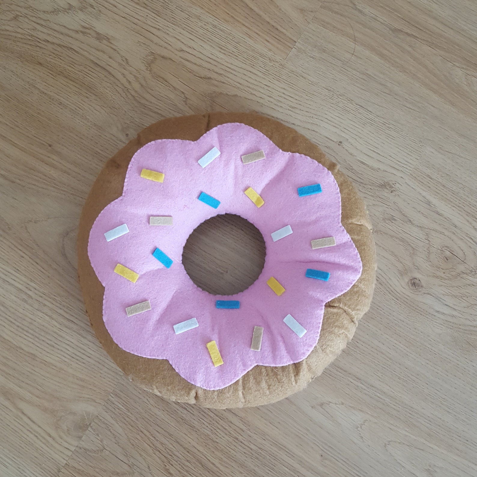 Donut pillow sewing pattern kid's room decor sweet Etsy