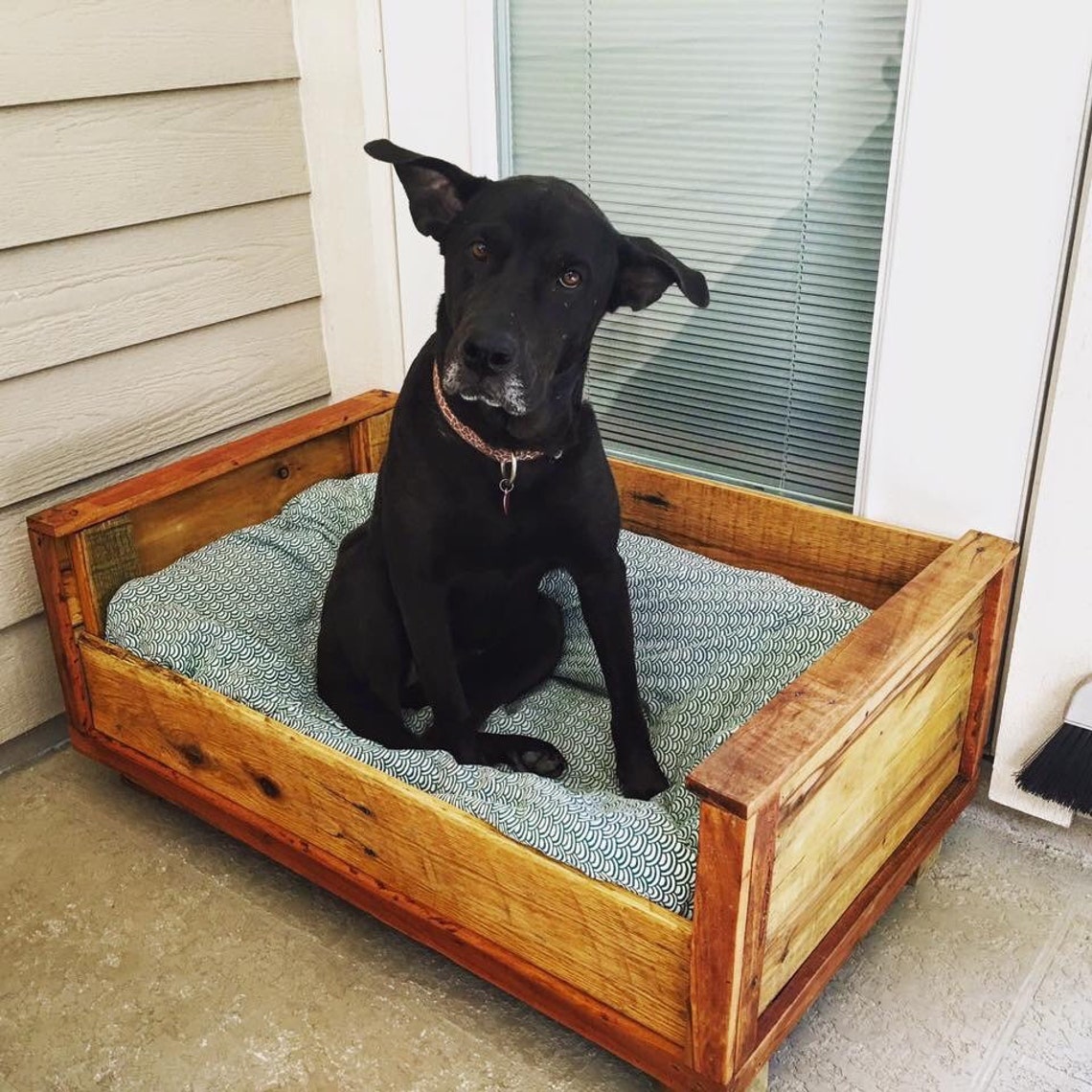 Wood Dog Bed Large dog bed Small dog bed dog bed frame | Etsy