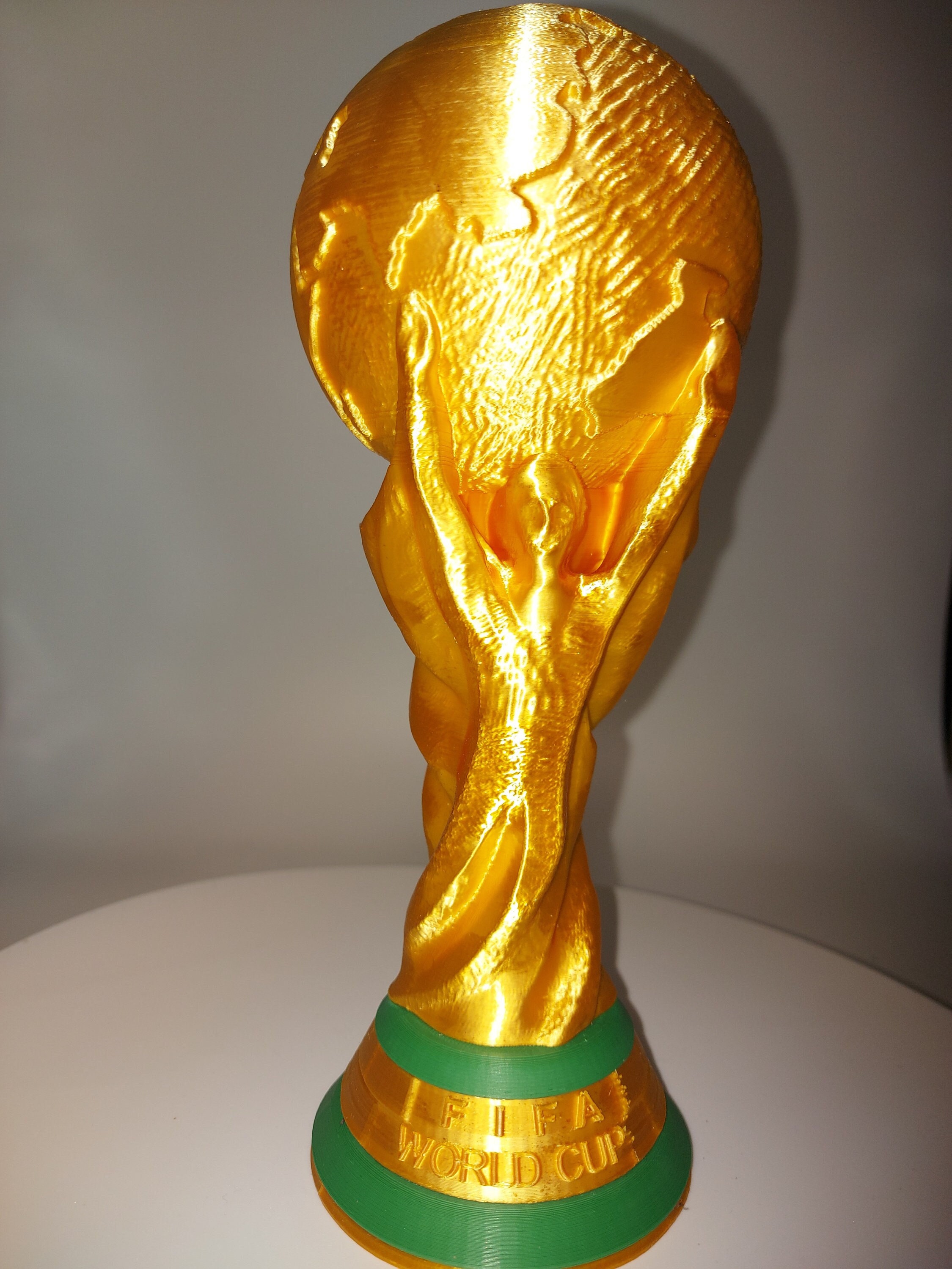 RARE - Official 2014 FIFA Soccer World Cup Final Mini Trophy Brasil  Souvenir 7"
