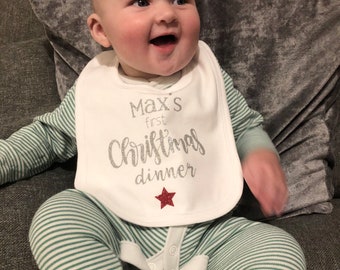 christmas dinner bibs