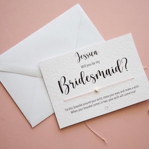 Will you be my Bridesmaid Bracelet image 1