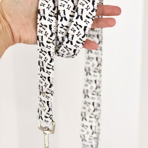 French Bulldog print dog lead