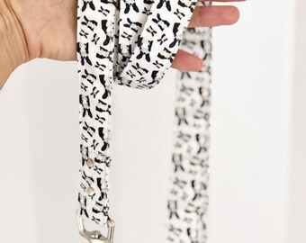 French Bulldog print dog lead