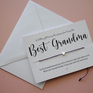 Best Grandma/nanny/nan/nana Bracelet Card image 6