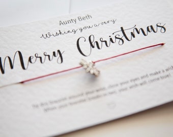 Merry Christmas Bracelet Card