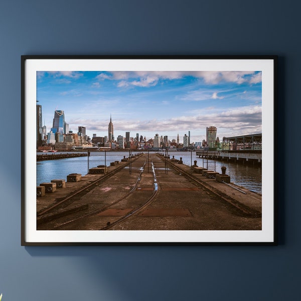 Hoboken New Jersey Photo Print | Hoboken Pier | New York City Skyline