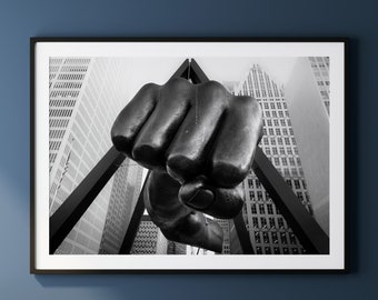 Detroit Photography | The Fist | Monument to Joe Louis