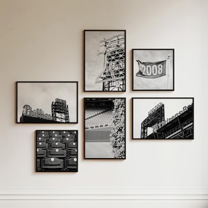 Phillies Stadium Photo Set: Citizens Bank Park Gallery Wall Art