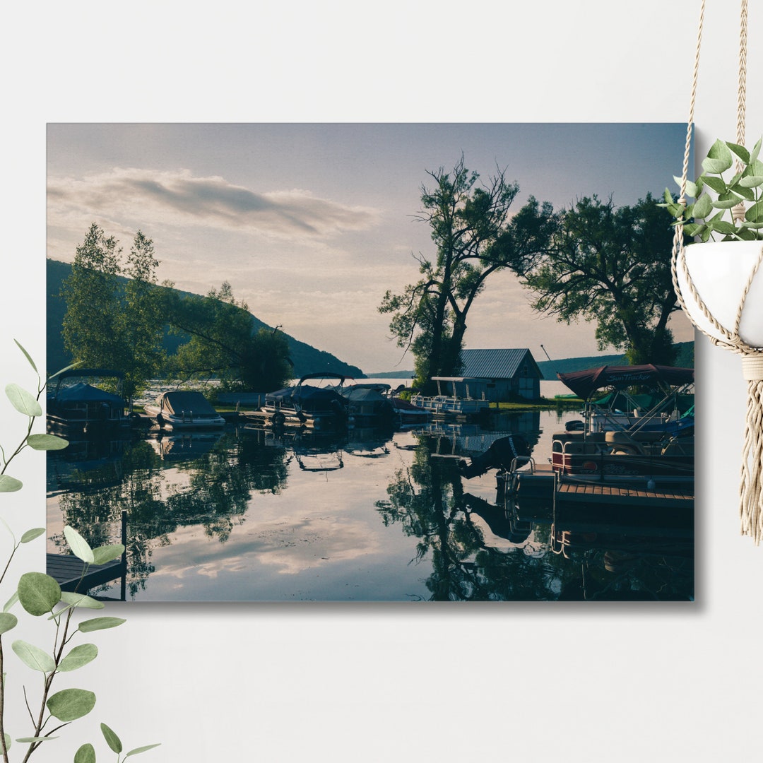 Skaneateles Lake Glen Haven Sunset Photo Print Finger Lakes Photography