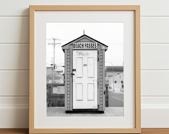 Seaside Heights Beach Print: Jersey Shore Boardwalk Photo