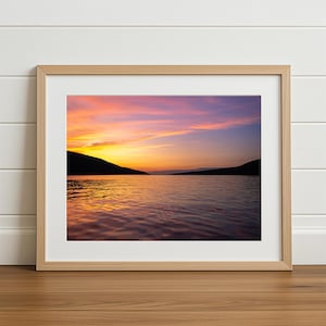 Skaneateles Lake Sunset Photo Print | Finger Lakes Wall Decor