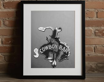 Million Dollar Cowboy Bar Photo Print | Jackson Hole Wall Art | Wyoming Decor