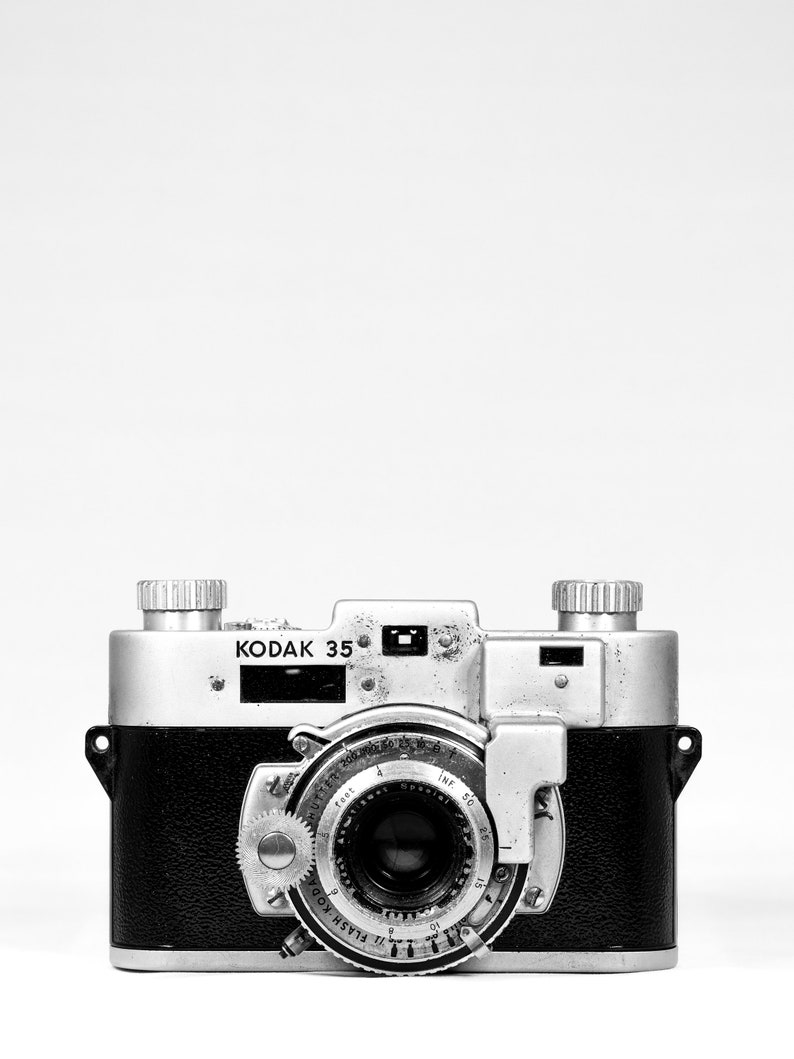 Vintage Kodak Camera Photo Print Film Camera Art Gift for Photographers