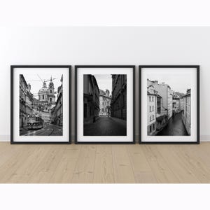 Prague Wall Art | Czechia Black & White Photography