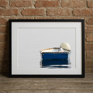 Maine Seagull Photo Print | Nautical Wall Art and Rustic Home Decor
