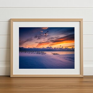 Sea Girt, NJ Winter Sunrise Photo Print | Jersey Shore Art | New Jersey Photography