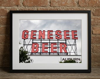 Genesee Beer Wall Art | Auburn New York Photo Print - Etsy