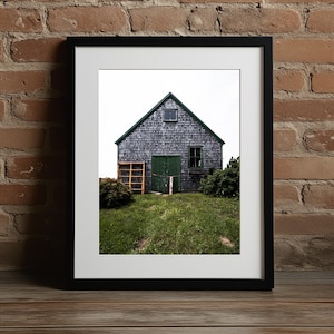 Rustic Maine Boat House Photo Print | Islesford Maine | Little Cranberry Island | Acadia National Park