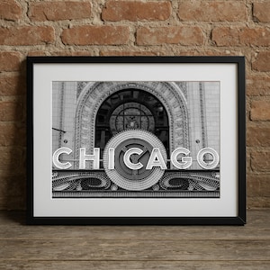 Chicago Theatre Photo Print | Chicago Illinois Wall Art