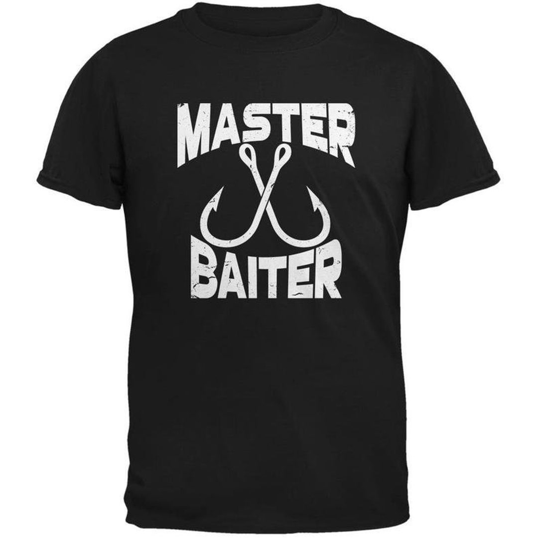 Old Glory Master Baiter Black adult T-Shirt