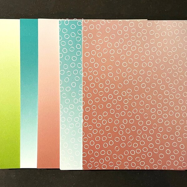 Papier OH SO OMBRE par Stampin' Up - 16 feuilles, recto-verso