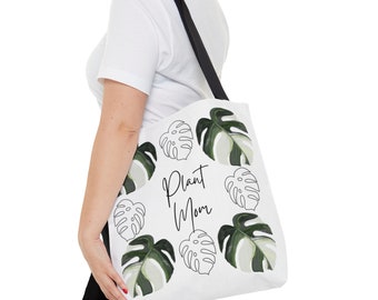 Stylish Plant Mom Tote Bag Gift for House Plant Lovers and Green Thumb Enthusiasts!