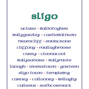 County Sligo, Ireland: Indoor/Outdoor Garden Flag, Table Runner, Canvas print Poster