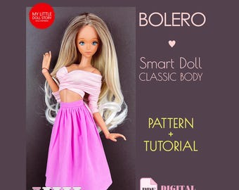 Slim poppenpatroon van BOLERO in digitaal PDF-formaat, ook geschikt voor poppen van vergelijkbare grootte (1/3 schaal BJD).