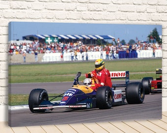 A4-A3-A2-A1-A0 Sized Sets of 2 Ayrton Senna F1 Poster Set