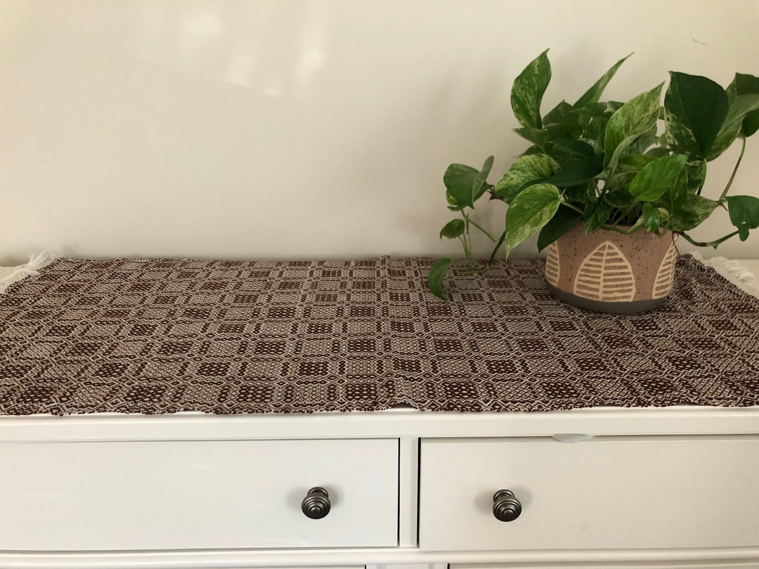 Handwoven Cotton Table Runner Etsy